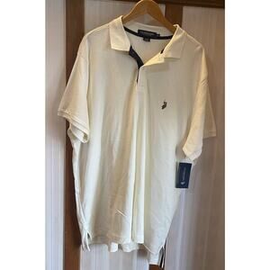 NWT U.S. Polo Association Shirt Mens 2XL White